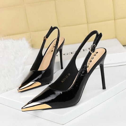 Women's Slingback Patent Leather High Heel