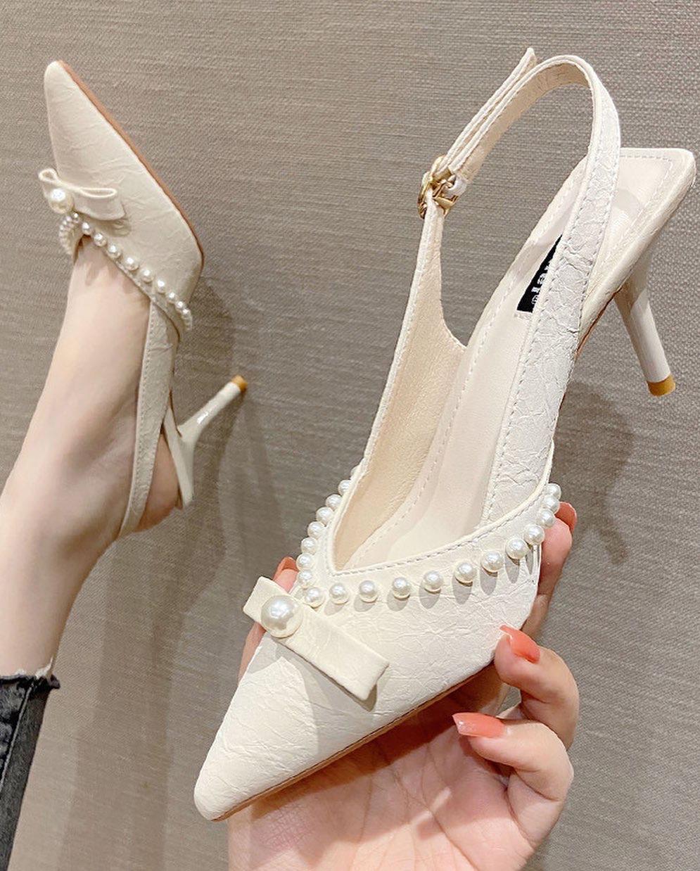 Special Occasion Pearl Heels